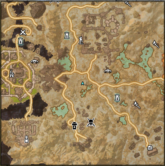 coldharbour ce treasure map
