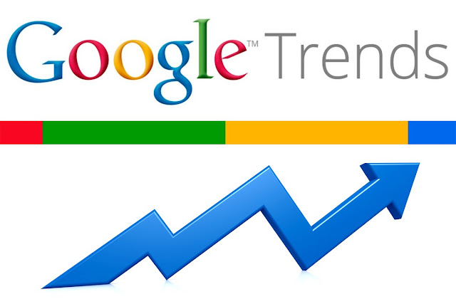 imagem de marca da Google Trends logotipo da Google Trends