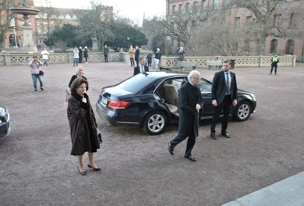 King Carl Gustaf, Queen Silvia, Crown Princess Victoria, Princess Estelle, Princess Leonore, Princess Sofia and Princess Madeleine at the Lund University. attended the 350th anniversary events of Lund University in Stockholm