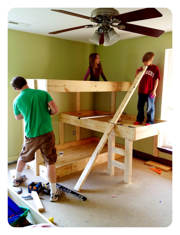 do it yourself bunk bed plans