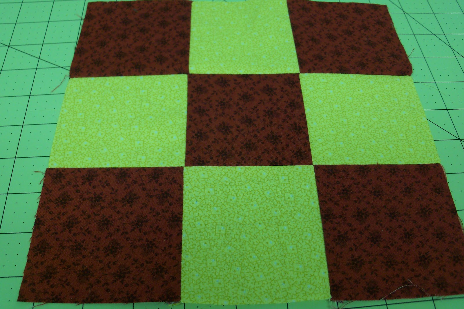 Wild Thyme Creations Basic Nine Patch Quilt Block