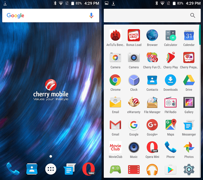 Android 6.0 Marshmallow stock UI