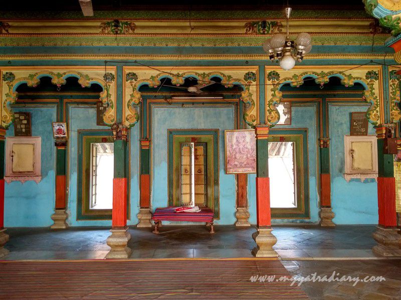 Beautiful teakwood Dhundiraj Ganesha Temple, Vadodara