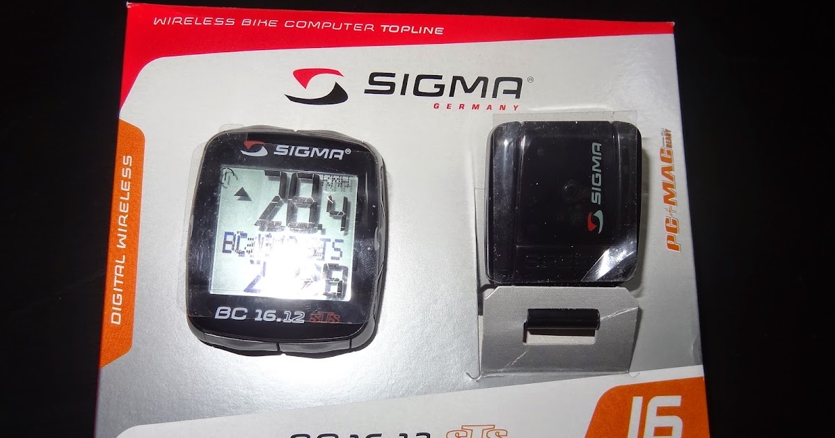 Opa stoel Winst Sigma BC 16.12 STS wireless road bike computer