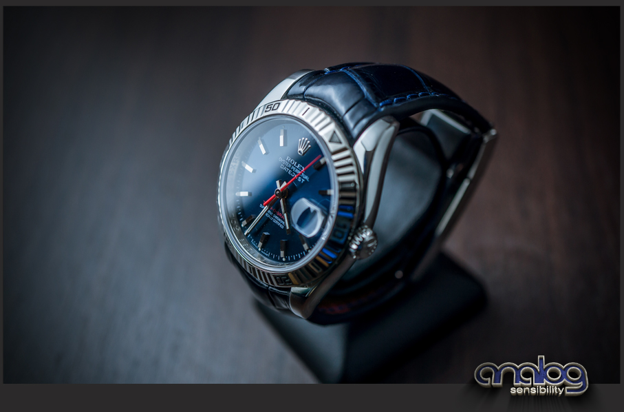 rolex datejust crocodile strap