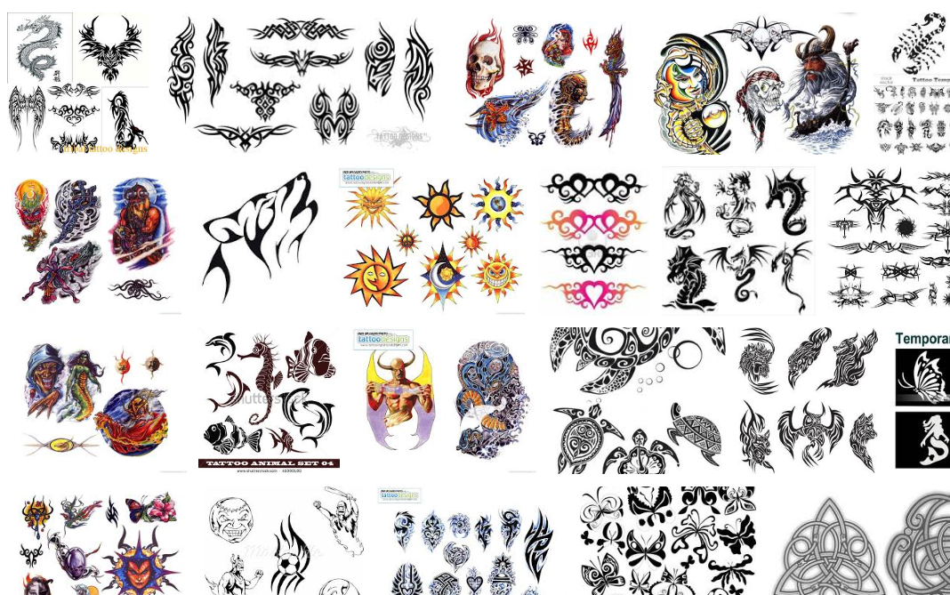 Tetování - motivy a vzory (katalog)