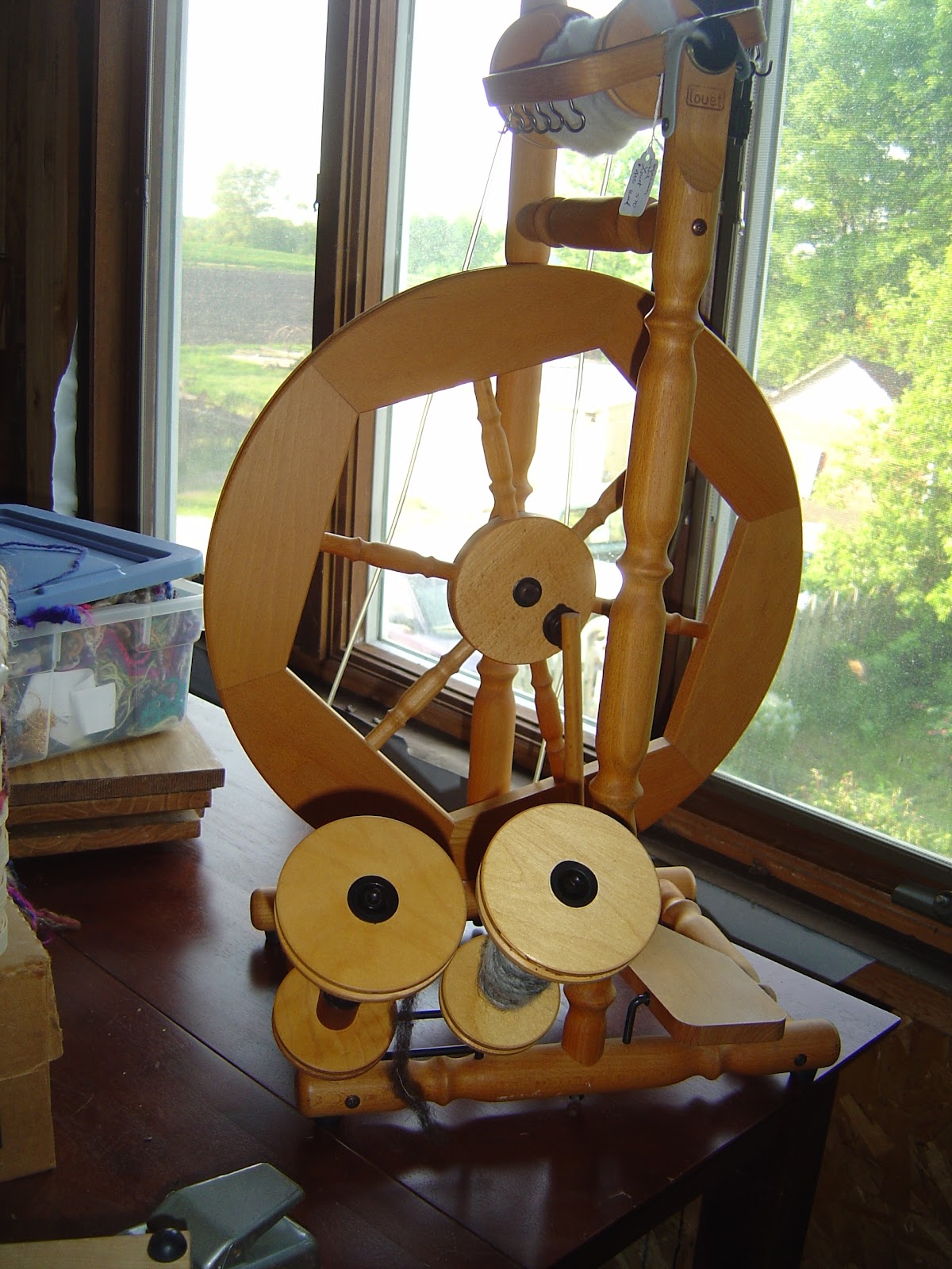 The Sheepcote LOUET SPINNING WHEEL FOR SALE