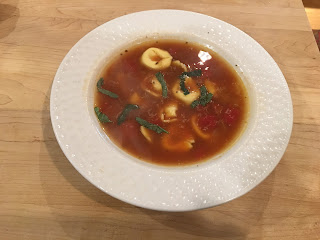 vegetarian tortellini soup