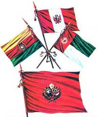 Confederación Peruano-Boliviana Banderas de la Confederación Peruano-Boliviana