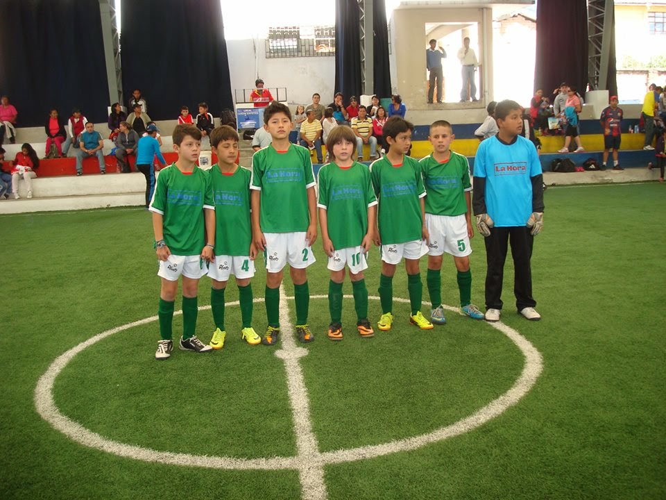 BOLIVARIANO INTER CLUBES DE FUTSAL INFANTIL QUITO 2014 FAE PANGORITAS