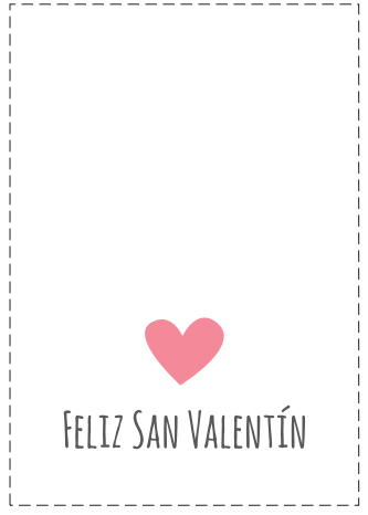 tarjetas Feliz San Valentin corazón rosa