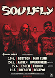 Posterul concertelor Soulfly din Germania in 2018