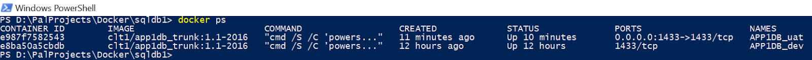 Docker Containers for SQL Server shared database development ~ Ravi ...