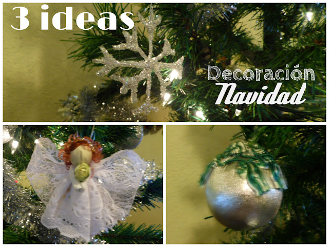 3 adornos para el árbol DIY