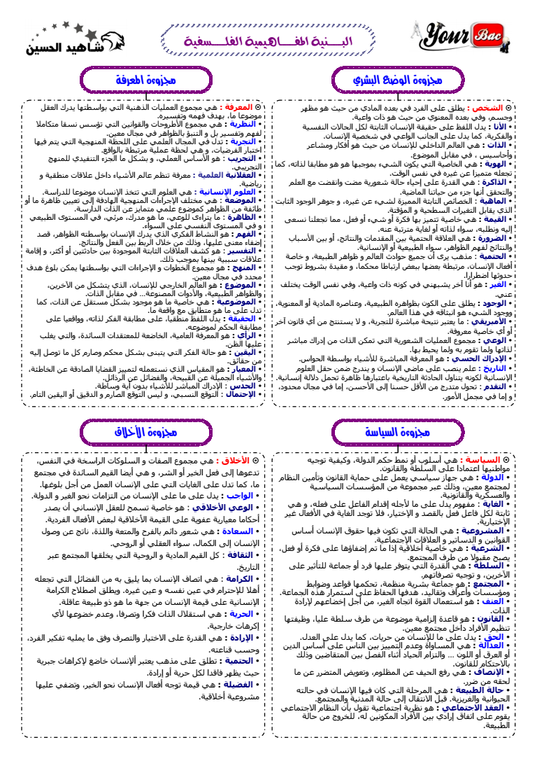 دروس شعبة الفلسفة الفصل الرابع S4 : محاضرات في مادة نشأة ...