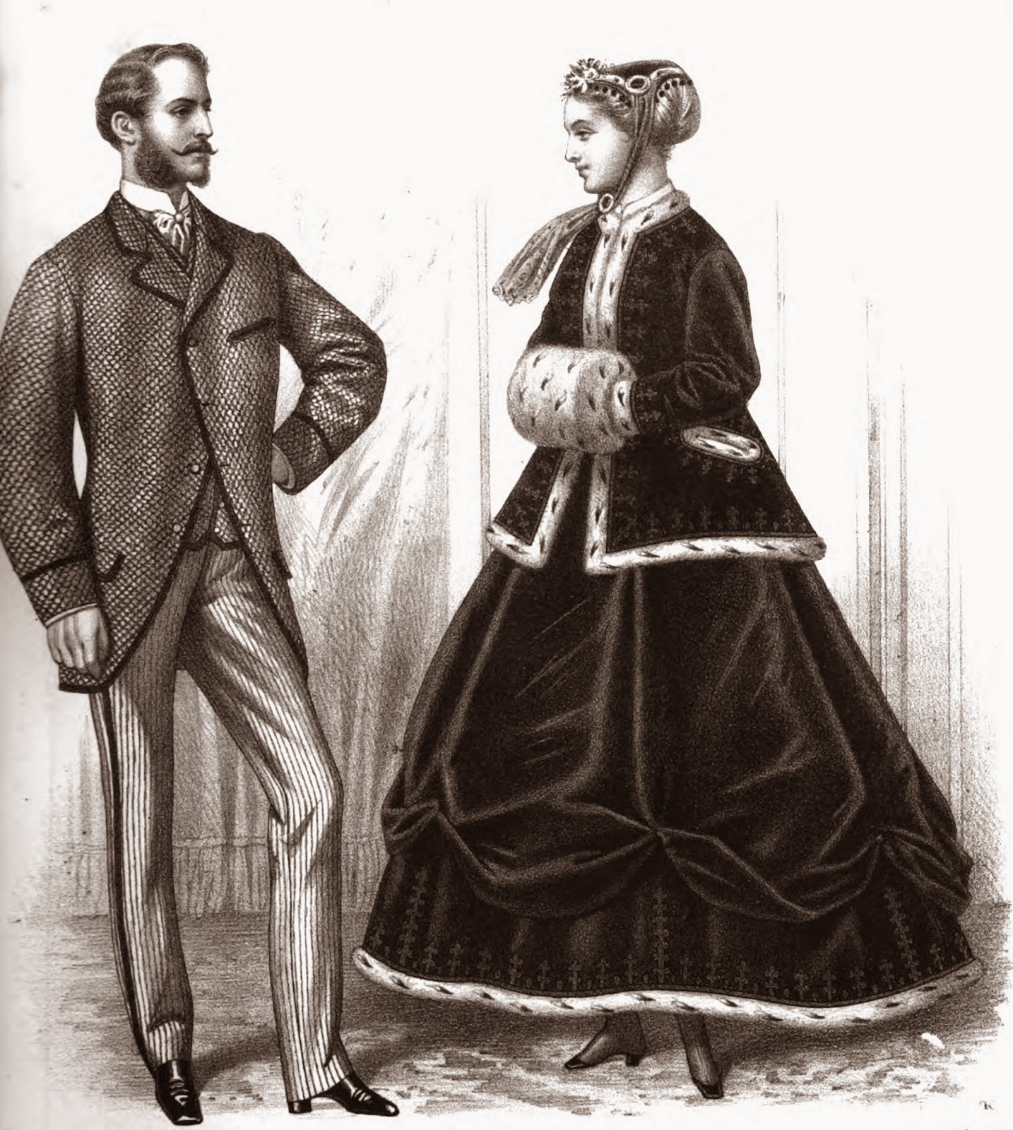 19th Century Historical Tidbits: 1867 Historical Fashions