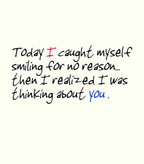 Saying Pictures Today i caught myself smiling for no reason