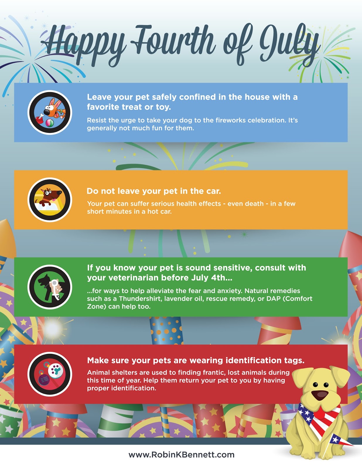 Bandit's Buddies 4th of July Safety