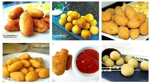 6 RECETAS DE CROQUETAS VARIADAS