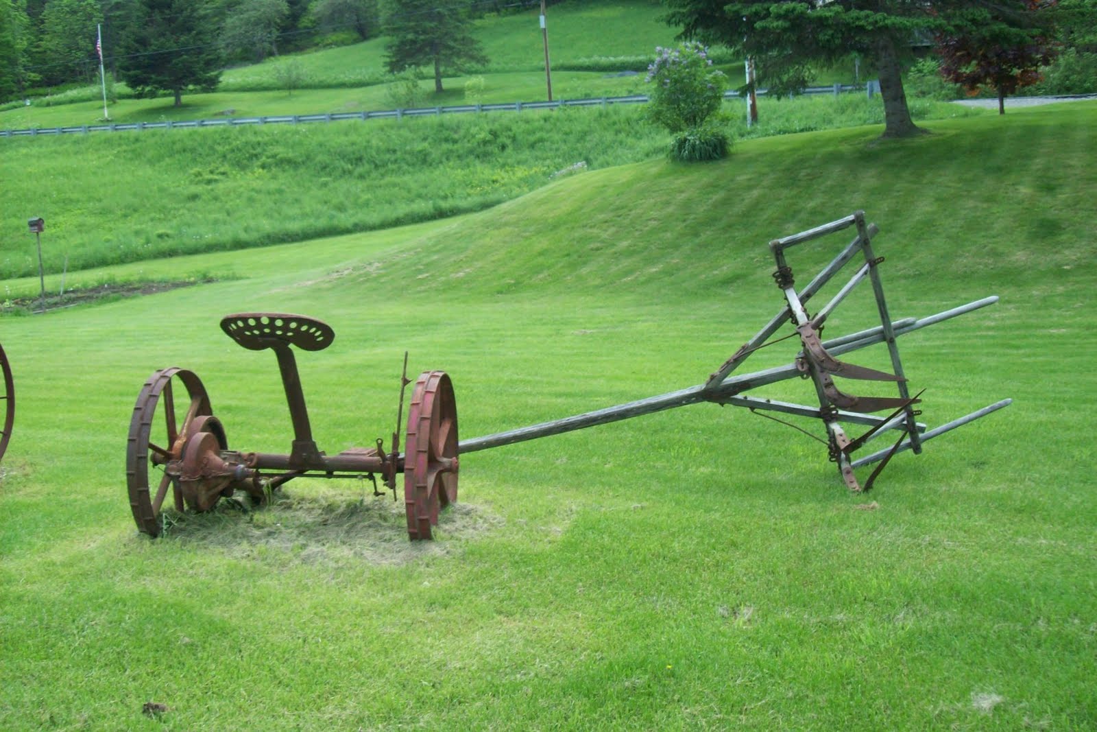 Life in a Deer Yard ANTIQUE FARM MACHINERY