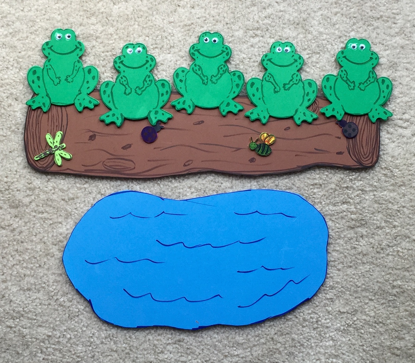 Adventures In Storytime (and Beyond): Five Green & Speckled Frogs, Five