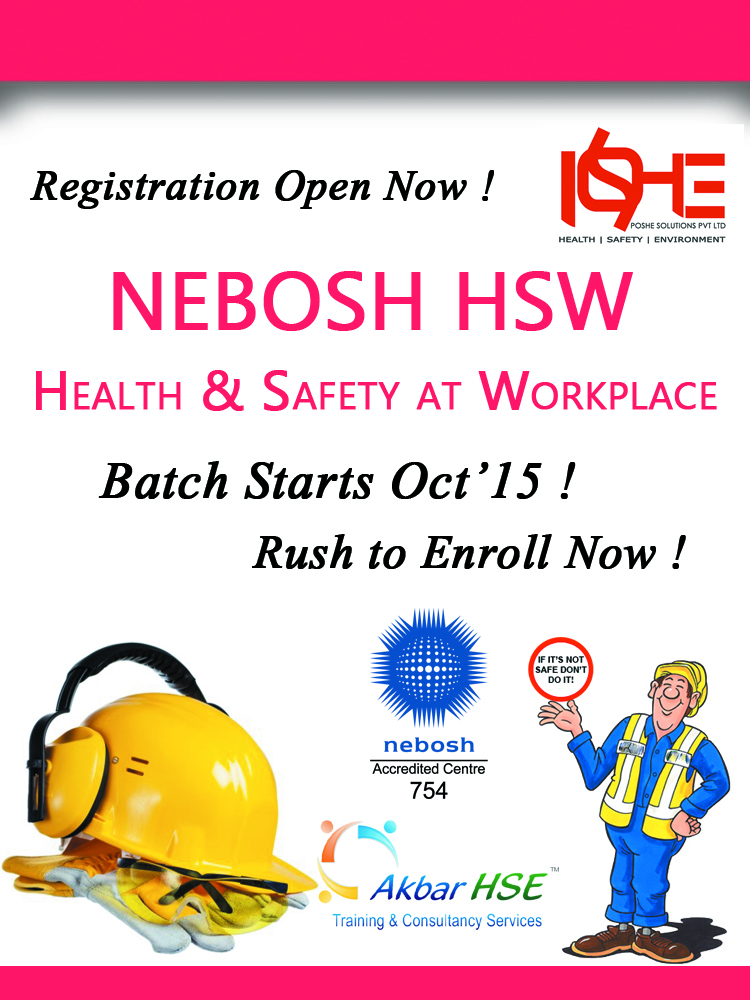 Nebosh Safety Courses in Chennai Nebosh Health & Safety at Workplace