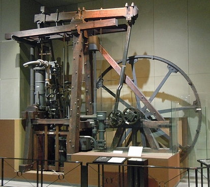The steam engine of James Watt　