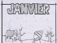 Coloriage Janvier Coloriage Janvier