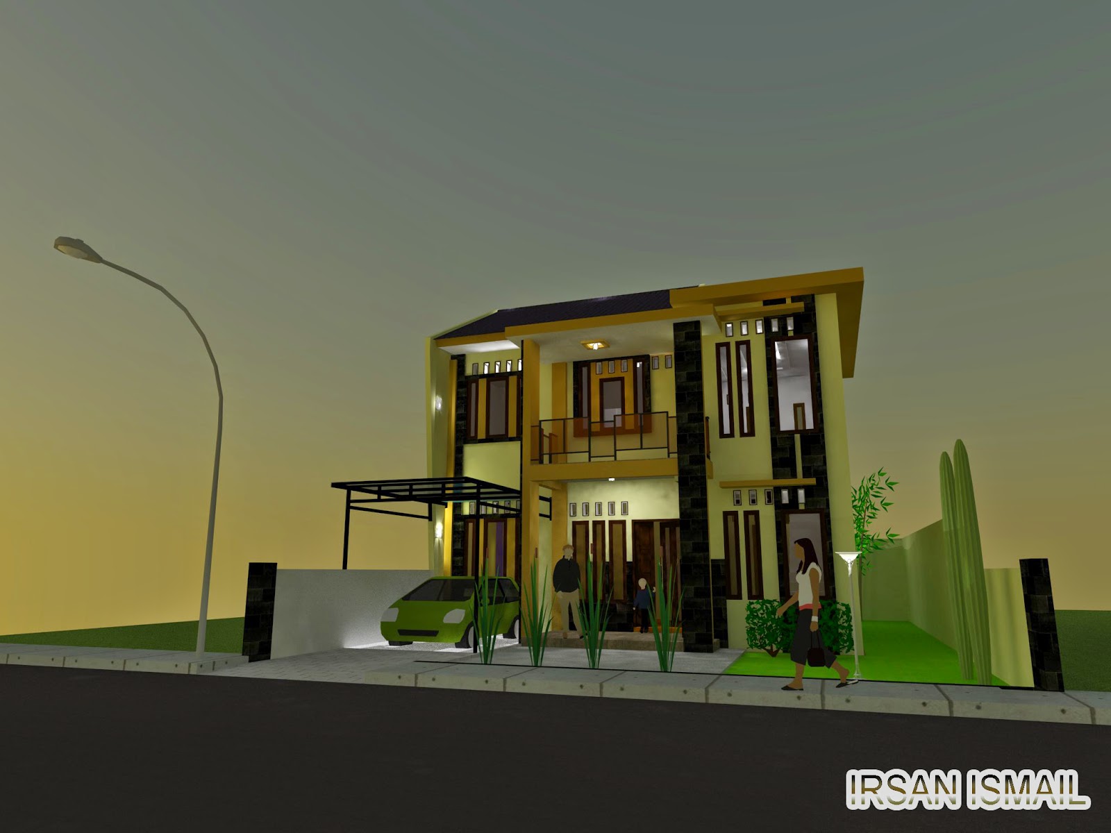 ECHTHEID Desain Rumah 2 Versi Google SketchUp 