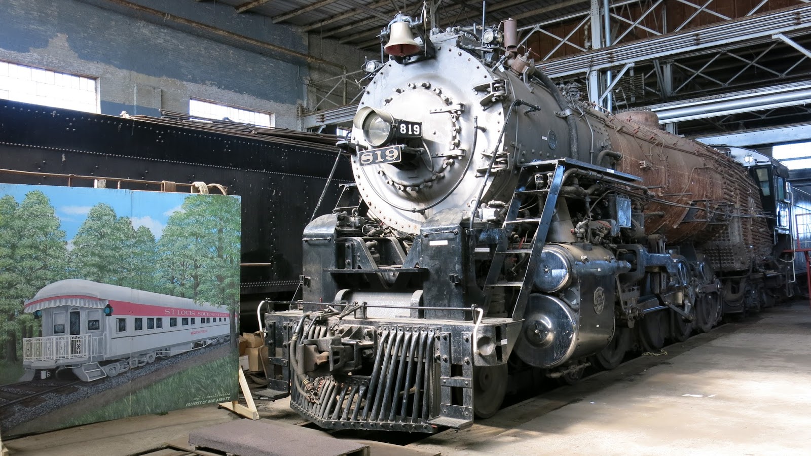 Geared Steam Arkansas Railroad Museum Train Show April 2,2016