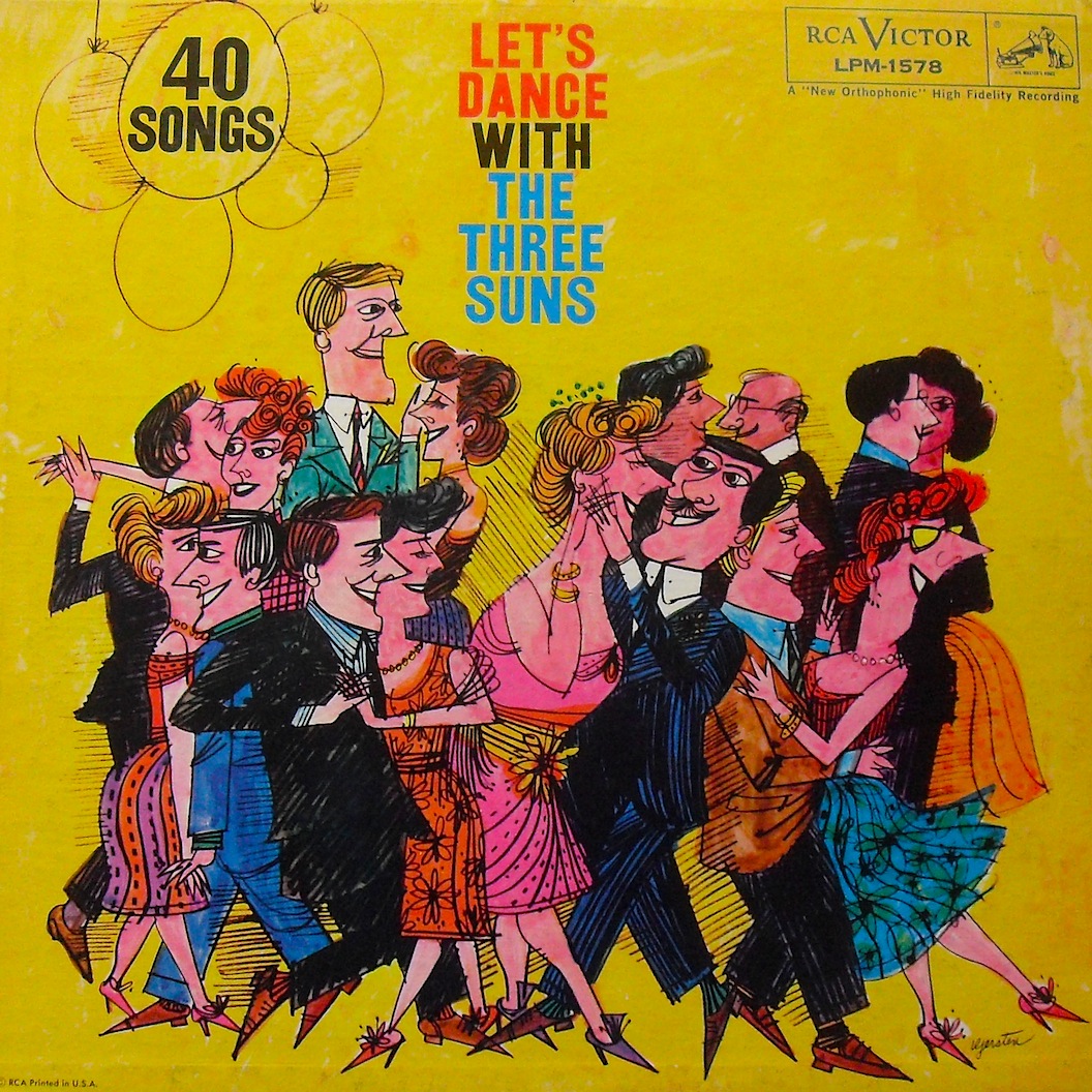 Английский песня дэнс. The three Suns 1958. Let's Dance. Lets Dance песня. Dance with me обложки.