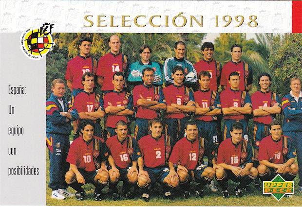 Football Cartophilic Info Exchange: Upper Deck - Española ~ Hacia el Mundial 98