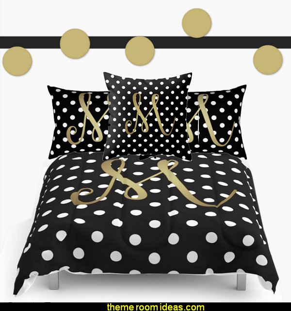 Decorating Theme Bedrooms Maries Manor Polka Dots - White And Gold Polka Dot Bedding Decorating Theme Bedrooms Maries Manor Polka Dots - White And Gold Polka Dot Bedding