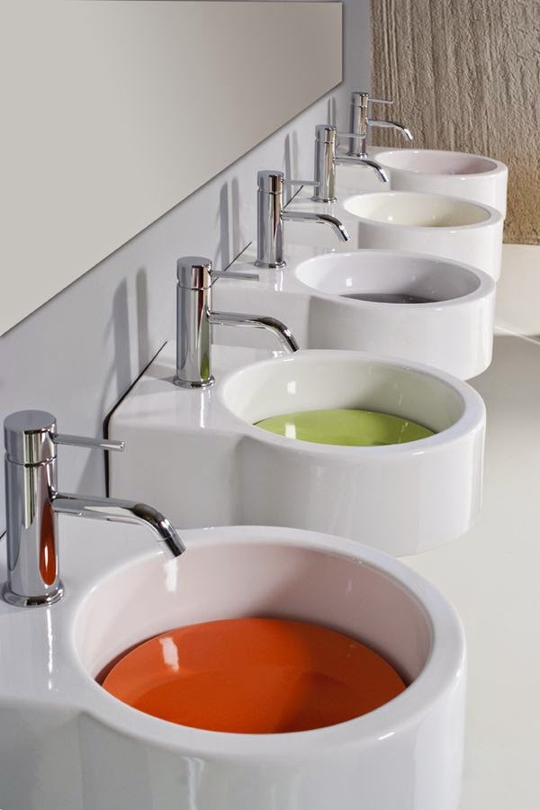 Colorful Lavabo Washbasin By Fabrizio Batoni