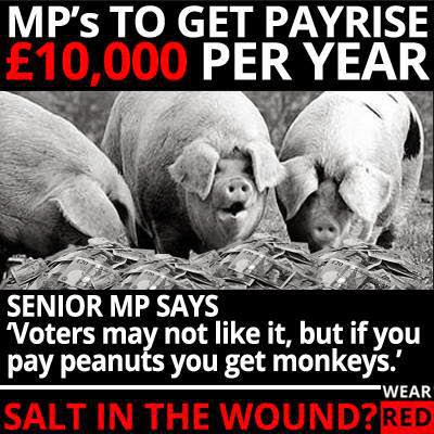 MPs get a rise?