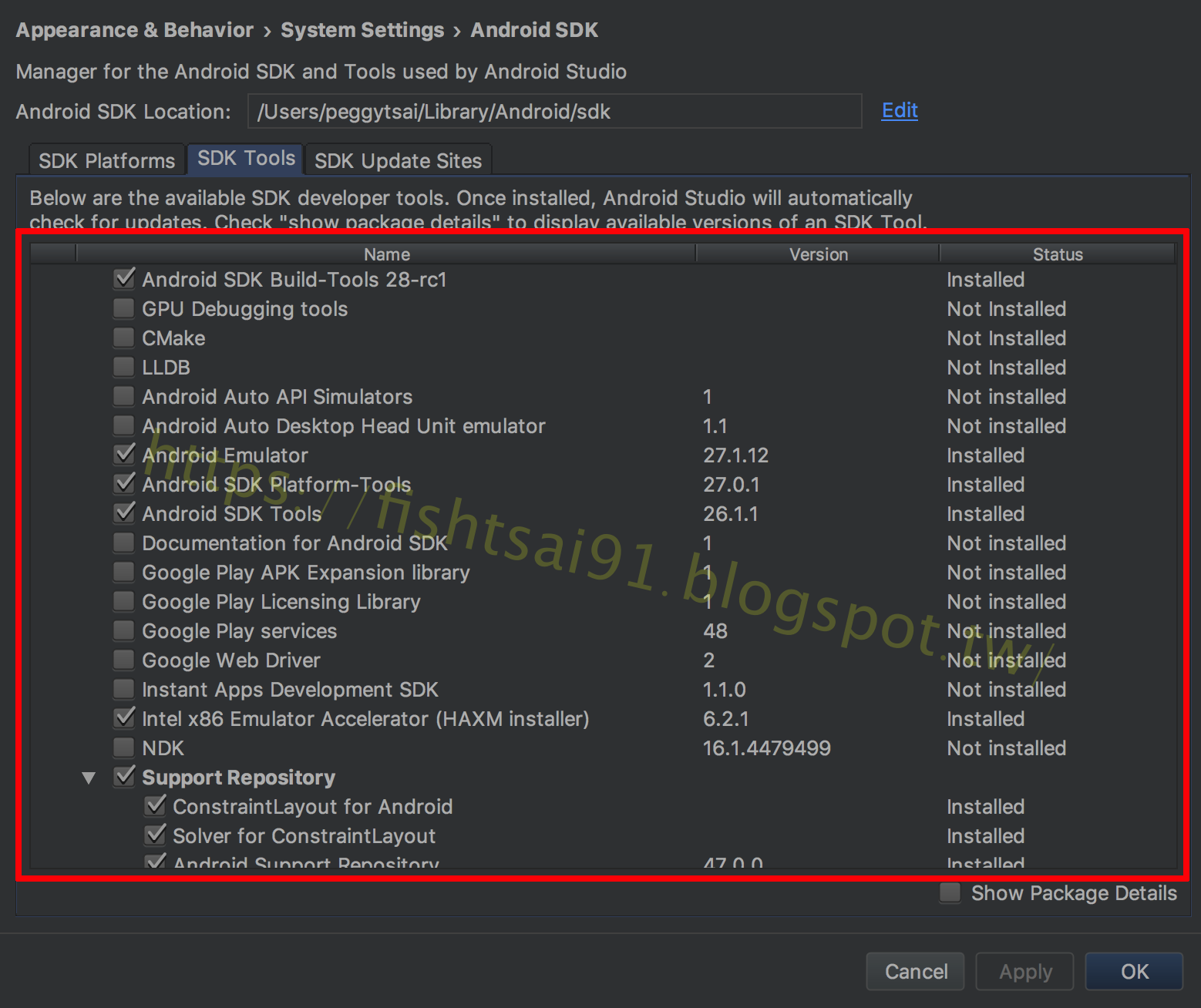 android studio sdk 25 android studio sdk 25
