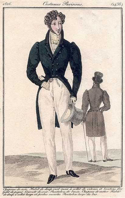 Zinne's Blog: Mens Regency Fashion 1825 - 1830