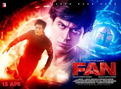 Fan (2016) Official Poster Shah Rukh Khan