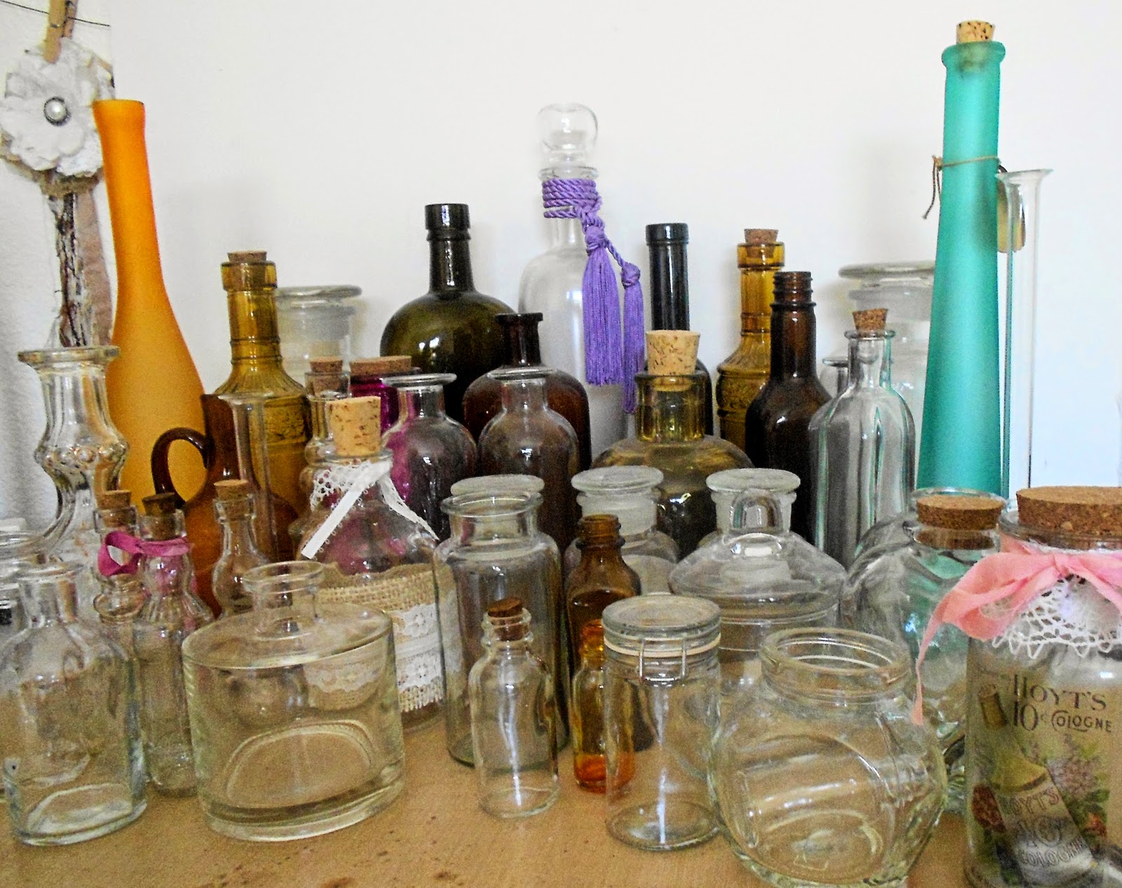 Laughngypsy Bottles, Bottles Everywhere!