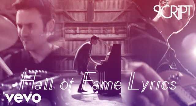 Hall of Fame Lyrics - The Script | LyricsBowl Hall of Fame Lyrics - The Script | LyricsBowl