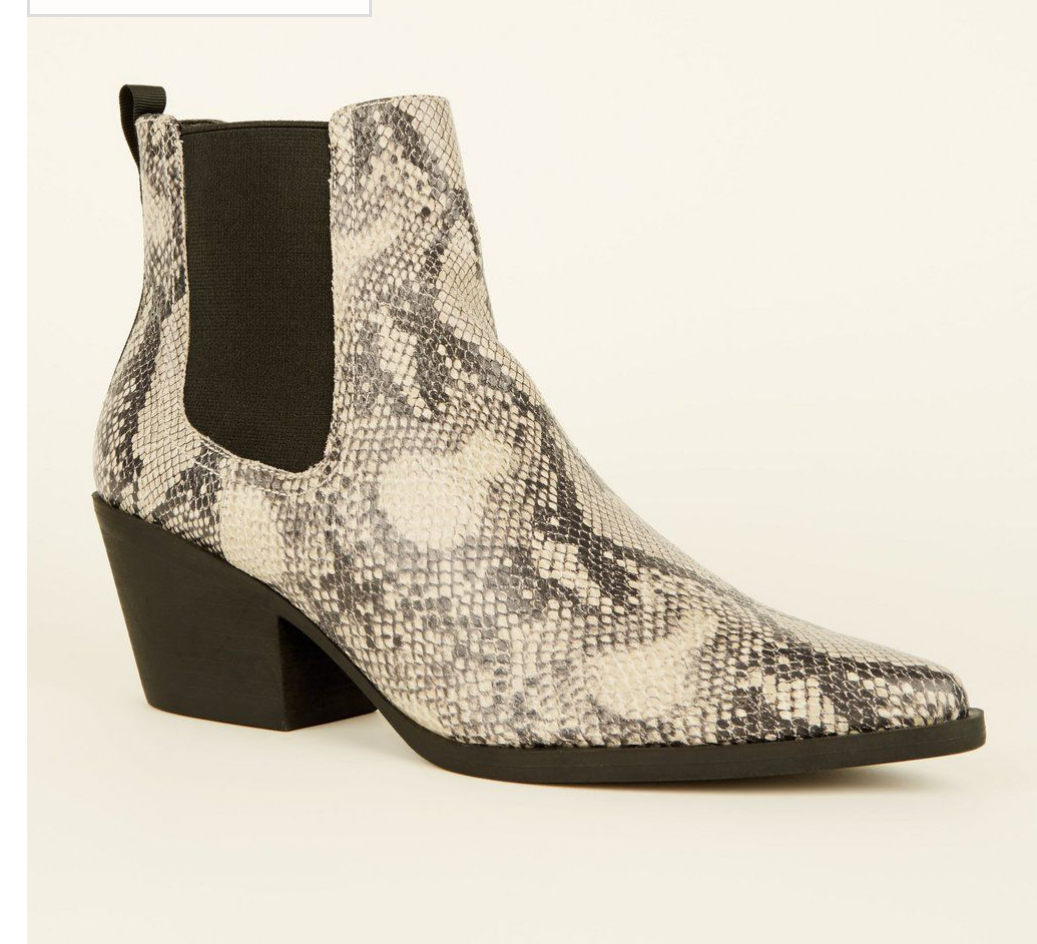 new look leopard print boots