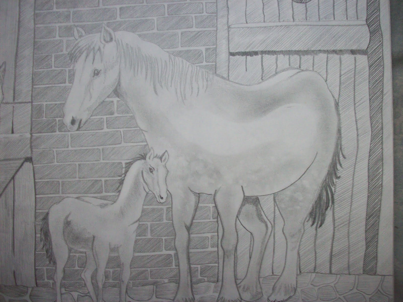 horse pencil png