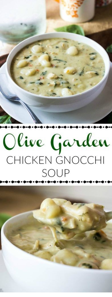 Olive Garden Chicken Gnocchi Soup