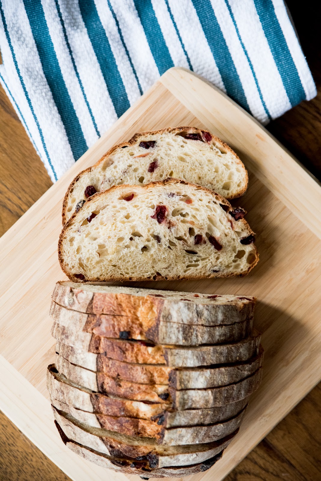 deep thoughts by cynthia Cranberry & Almond Sourdough