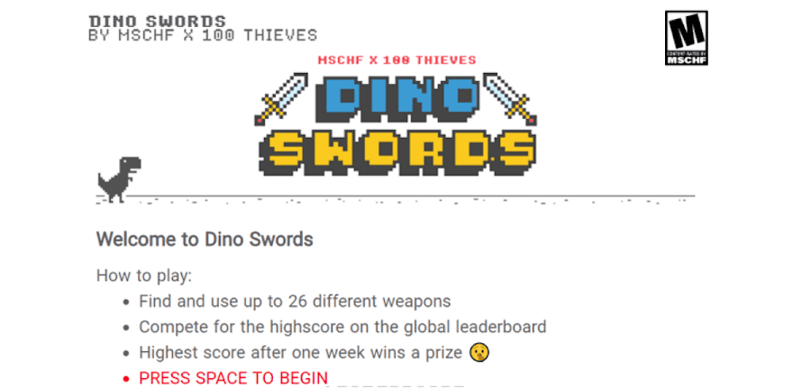 Dino Swords 武裝版 Chrome 小恐龍遊戲，可收集武器主動攻擊清除障礙 - 逍遙の窩