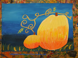orange value pumpkin middle pumpkins painting backgrounds 5th forms grade yellow watercolor paint different class