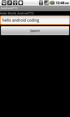 Android's Text to speech function