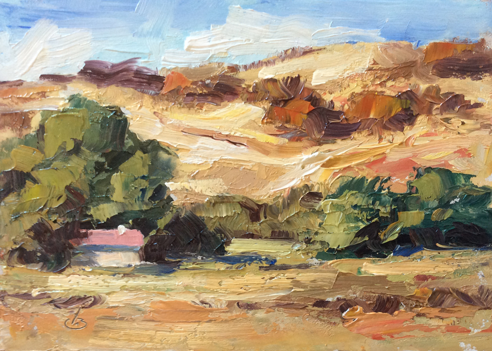 TOM BROWN FINE ART CALIFORNIA IMPRESSIONIST PLEIN AIR by TOM BROWN