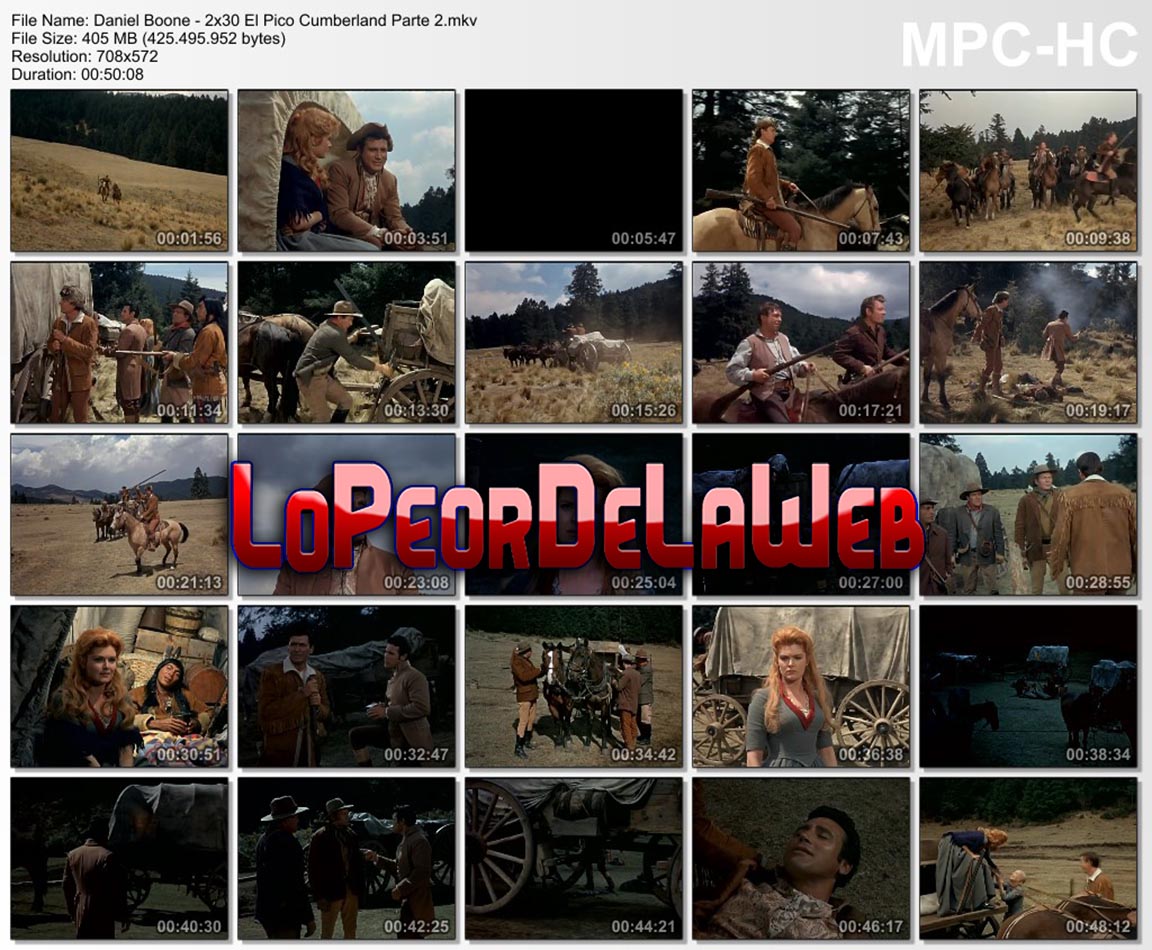 Daniel Boone - Temp 2 Ep. 27 a 30 (Final de Temporada - Lat)