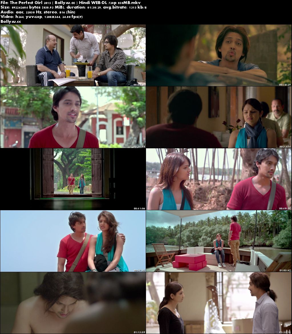 The Perfect Girl 2015 WEB-DL 850MB Hindi 720p Download